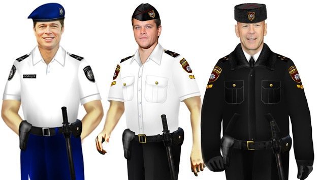 FOTO, VIDEO: Estrellas de Hollywood 'visten' los nuevos uniformes de la policía ucraniana