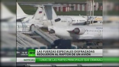 Las fuerzas especiales rusas frenan el secuestro de un avión