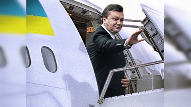 El nuevo presidente ucraniano, Víktor Yanukóvich, visita Moscú
