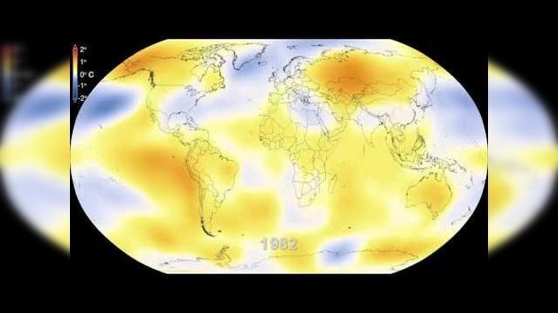 Video NASA: Seis décadas de calentamiento global en la Tierra