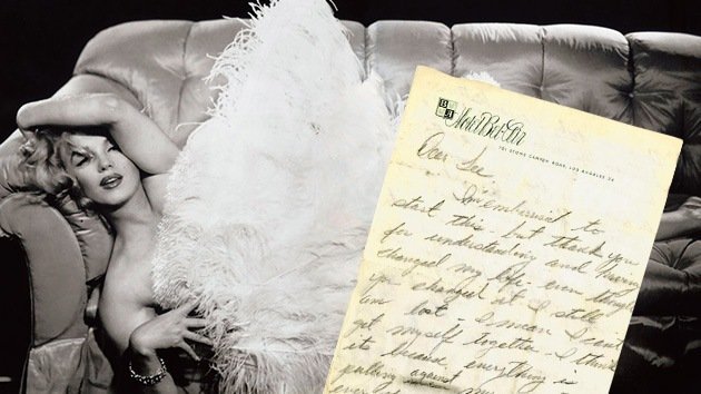 Subastan la carta suicida de Marilyn: "Siento que ya no pertenezco al género humano"