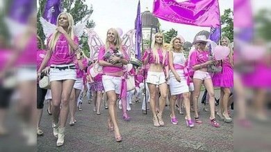 Las rubias del mundo celebran su fiesta