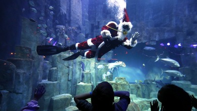 Santa Claus recorre el planeta