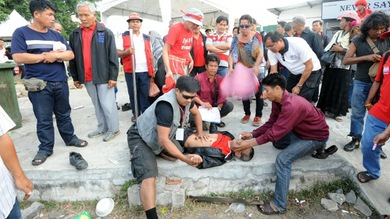 Violentas protestas en Tailandia dejan cinco muertos y unos 50 heridos