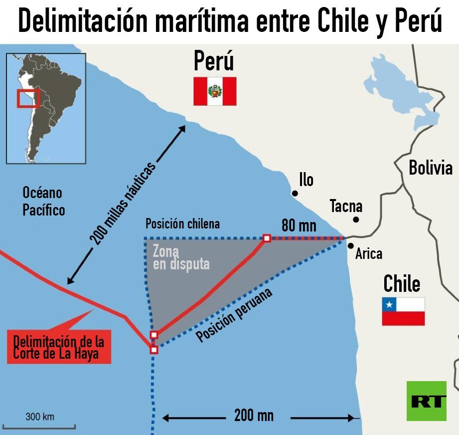 La Corte de La Haya decreta una nueva frontera marítima entre Chile y