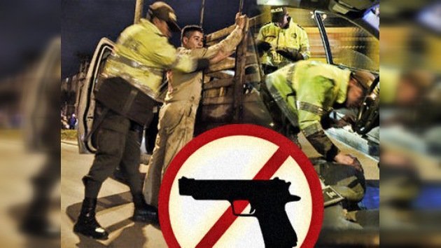 En Bogotá entra en vigor la ley de desarme