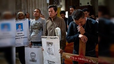 Los migrantes exigen un trato digno a su paso por México