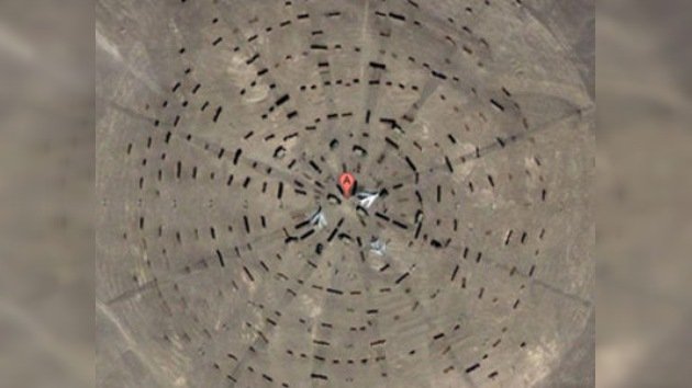 Imágenes por satélite de China muestran unas construcciones misteriosas