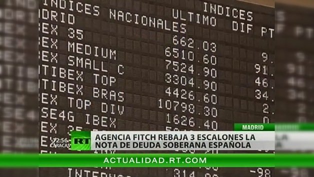 Fitch rebaja la nota de solvencia crediticia de España