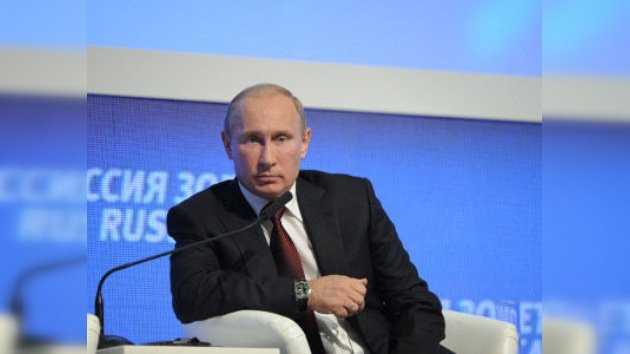 Putin: El mundo está en una etapa de salida de la crisis