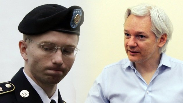 Assange: "Condena a Manning es una afrenta a los conceptos básicos de la justicia"