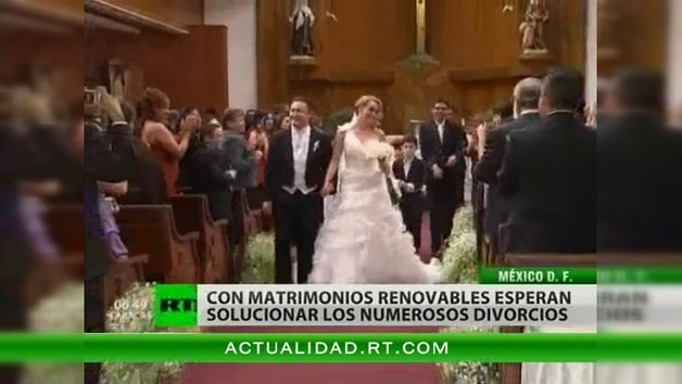 Matrimonios ‘renovables’ en México, un remedio contra los divorcios