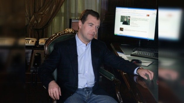 El blog del presidente es el más popular entre los rusos