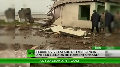 La tormenta 'Isaac' avanza hacia la costa de EE.UU.
