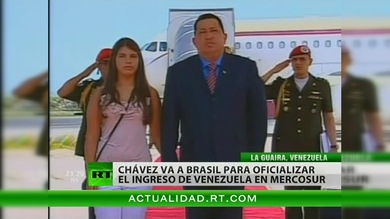 Chávez: el ingreso de Venezuela en el Mercosur es un fracaso para EE.UU.