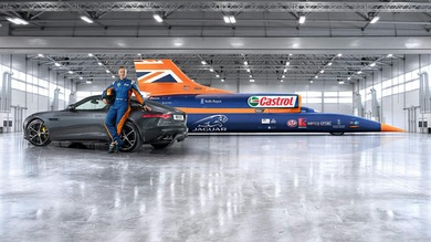 El coche supersónico Bloodhound está casi listo para batir el récord de velocidad