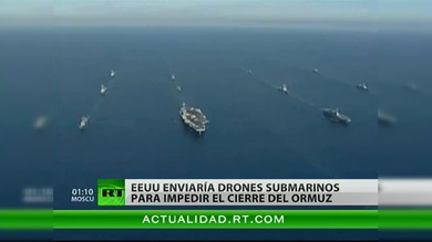 EE.UU. envía sumergibles no tripulados al golfo Pérsico