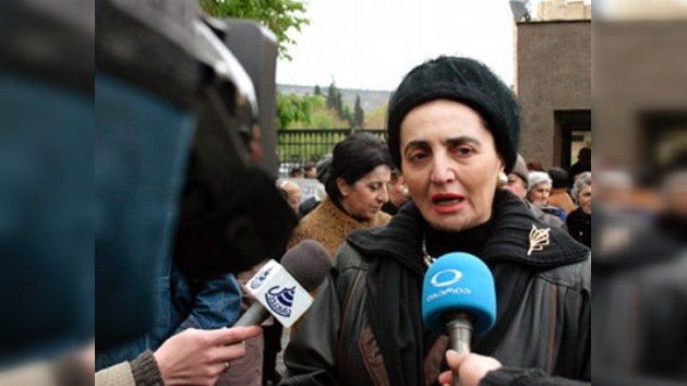 La viuda del primer presidente georgiano pide asilo político en Alemania