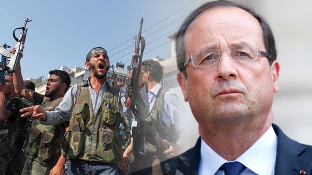 Hollande respalda los suministros "controlados" de armas al Ejército Libre Sirio