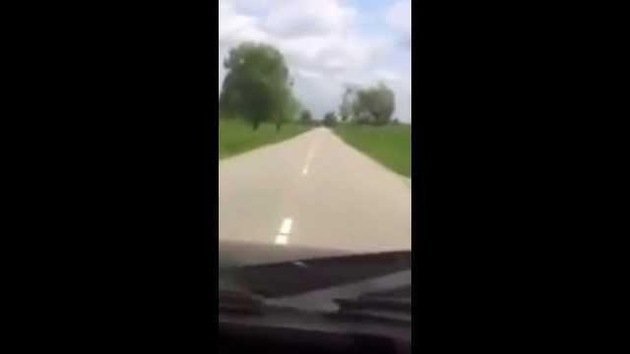 Las sinuosas líneas de una carretera rusa