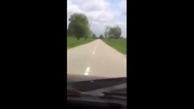 Las sinuosas líneas de una carretera rusa