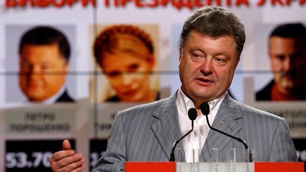 La Ucrania 'antioligarcas' elige como presidente al multimillonario Piotr Poroshenko