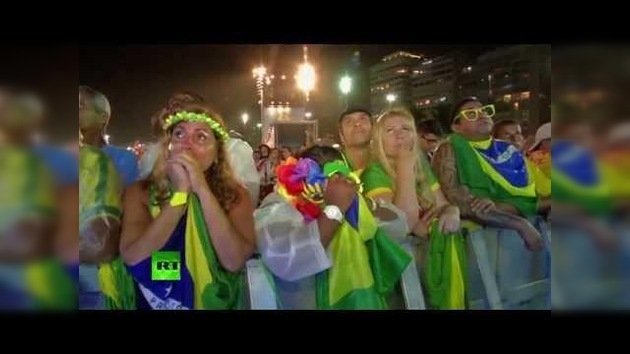 Lágrimas en las calles de Brasil tras la eliminación de la Canarinha