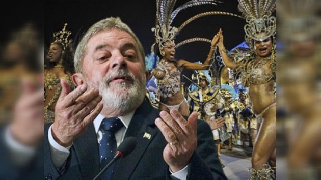 Río de Janeiro en sambódromo homenajea al saliente presidente Lula