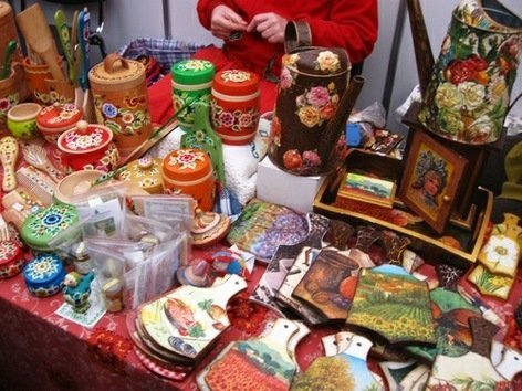 Feria tradicional en honor del Día de Moscú