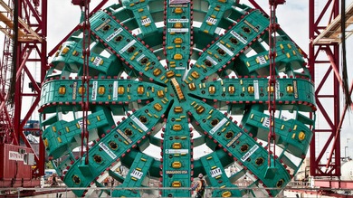 Un objeto enigmático subterráneo ha bloqueado a la taladradora gigante Bertha