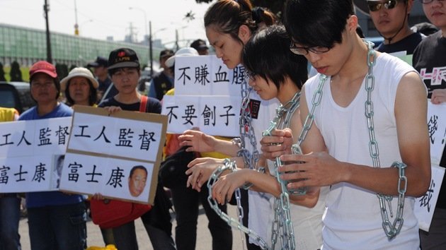 Estudiantes chinos, forzados a trabajar en la producción del iPhone 5