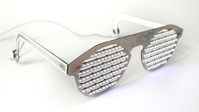 Gafas Led que brillan con videos, grafía e incluso tuits