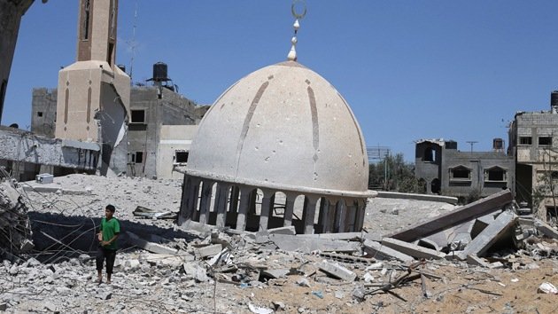 Con un "¡Viva Israel!" soldados festejan la explosión de una mezquita en Gaza