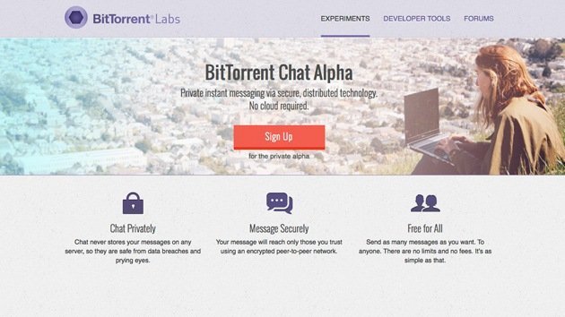 BitTorrent anuncia un programa de mensajes P2P seguro contra la vigilancia