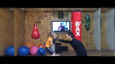 Pequeña estrella del boxeo