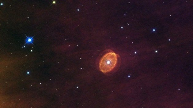 Hubble capta una estrella distante a punto de estallar