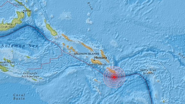 Nuevo terremoto de 7,5 sacude las Islas Salomón