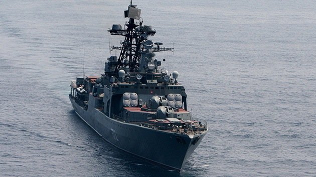 Buques de guerra rusos maniobran en el mar de Ojotsk y el mar de Japón