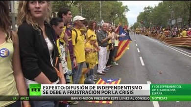 "La difusión del independentismo se debe a una frustración por la crisis" en Cataluña