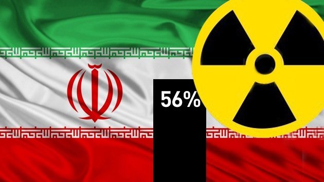 Irán amenaza a Occidente e Israel con enriquecer uranio al 56%