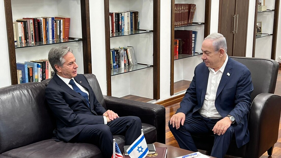 Blinken aponta para Netanyahu a necessidade de criar um Estado palestino