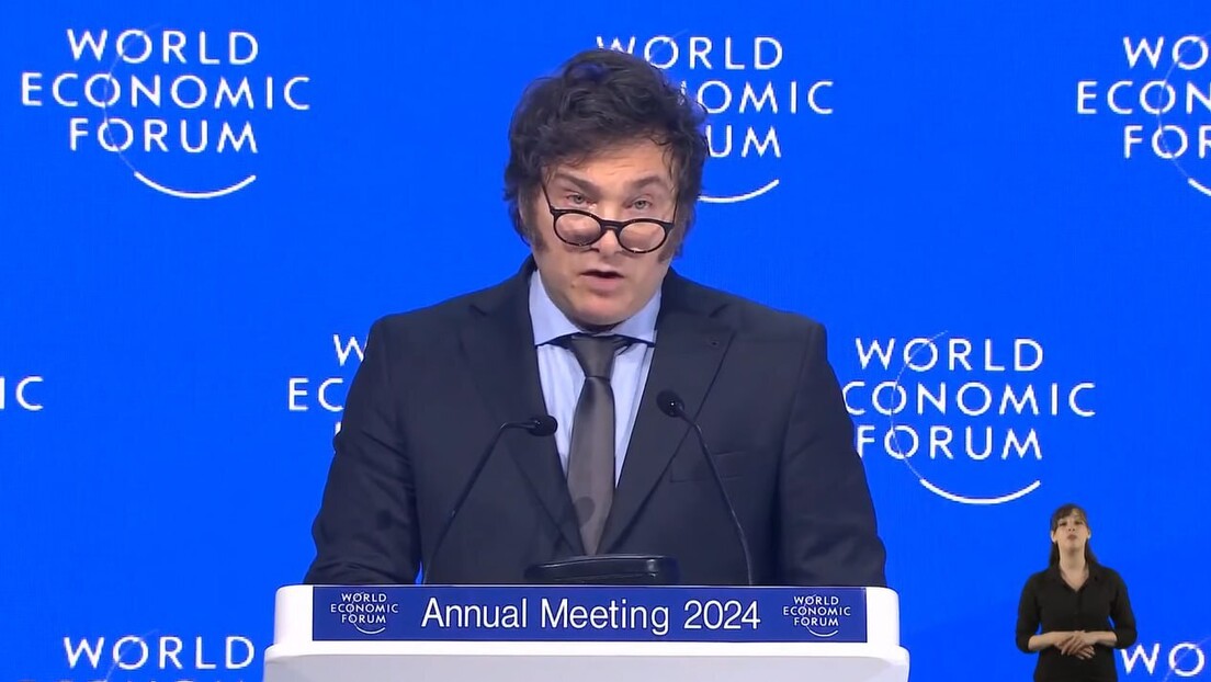 VÍDEO: Milei discursa no Fórum Econômico Mundial em Davos