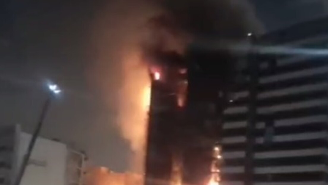 Incêndio de grandes proporções em hospital de Teerã (VÍDEO)