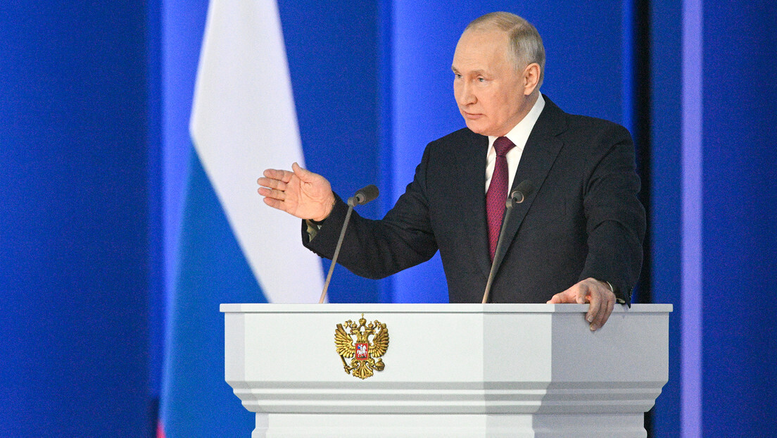Putin realiza discurso anual ao Parlamento russo