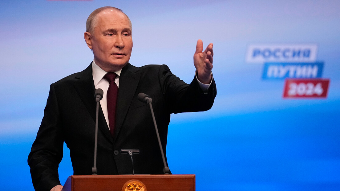 Putin agradece ao povo russo pela vitória nas eleições presidenciais