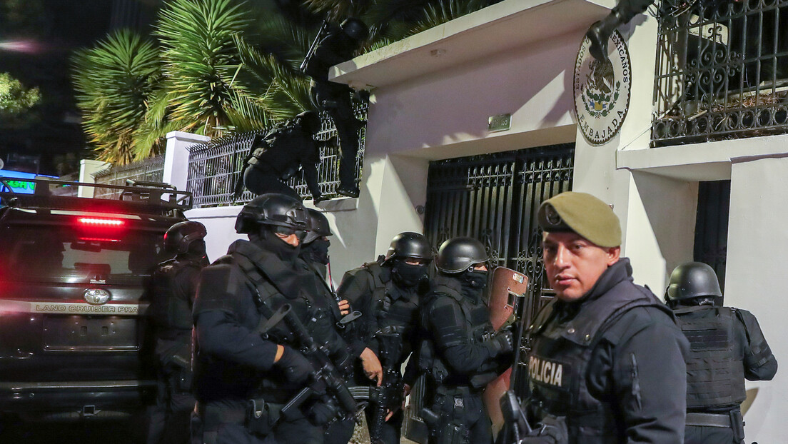 Rússia transmite "extrema preocupação" ao Equador sobre incursão armada na Embaixada mexicana