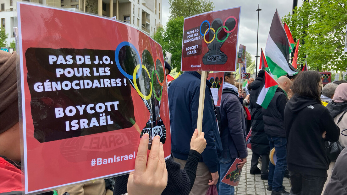 Rússia excluída, mas Israel não? Manifestantes denunciam hipocrisia antes dos Jogos Olímpicos de Paris