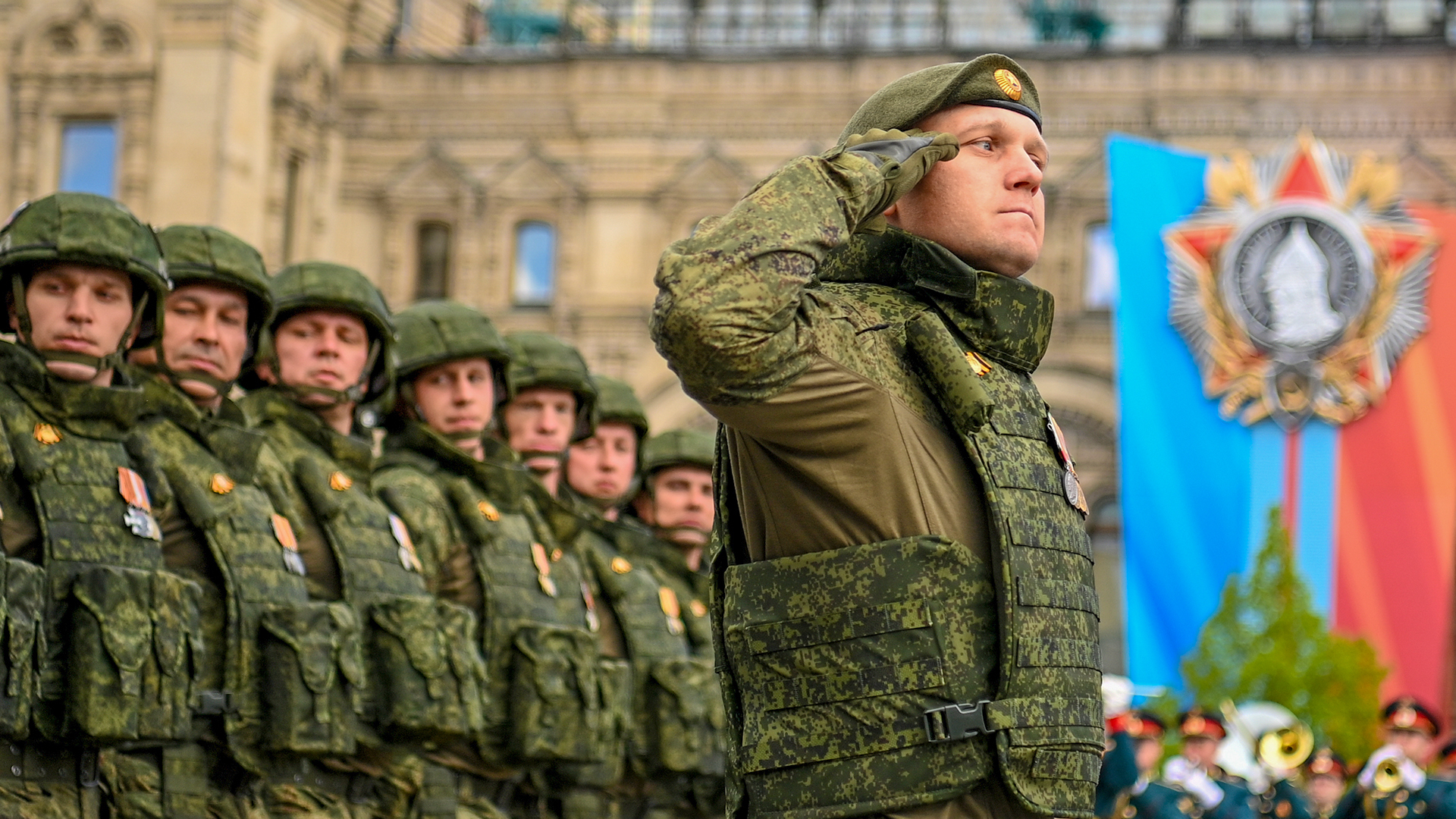 Desfile militar em Moscou para o 79º aniversário do Dia da Vitória