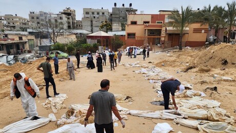 Terceira vala comum é encontrada no hospital Al Shifa, em Gaza