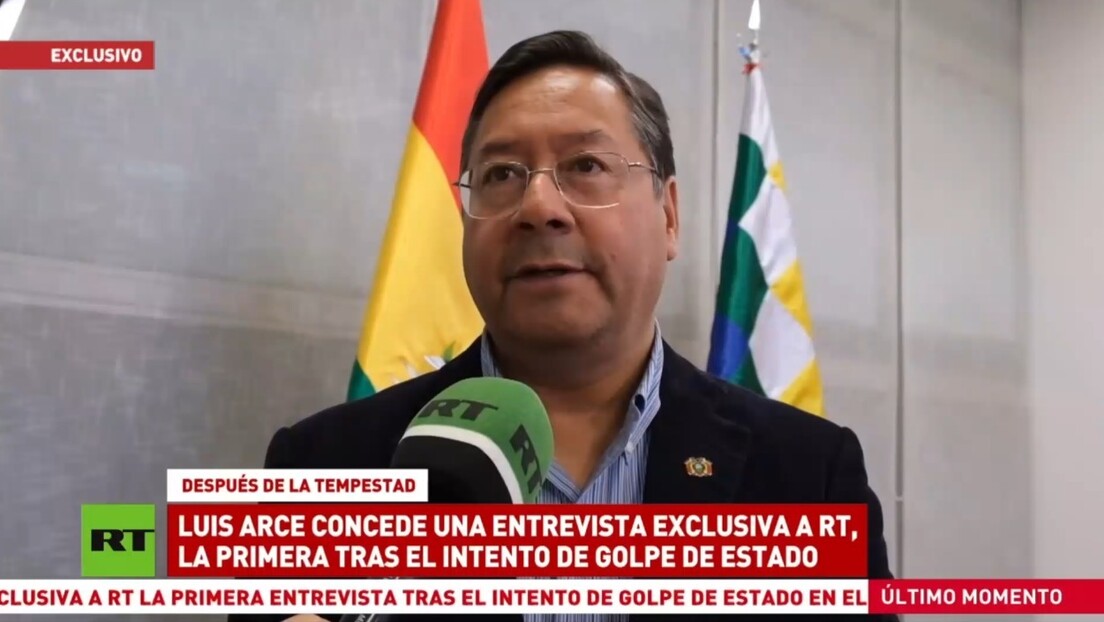 Luis Arce com exclusividade para a RT: "Sempre há interesses externos por trás dos golpes de Estado"